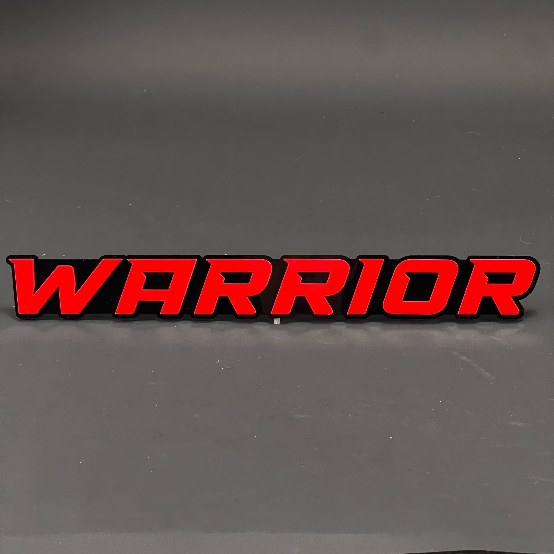 1PC WARRIOR 3D Acrylic Badge - Car Truck Emblem Fender Tailgate Trunk Sticker