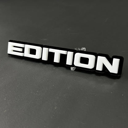 1PC EDITION 3D Acrylic Badge - Car Truck Emblem Fender Tailgate Trunk Sticker
