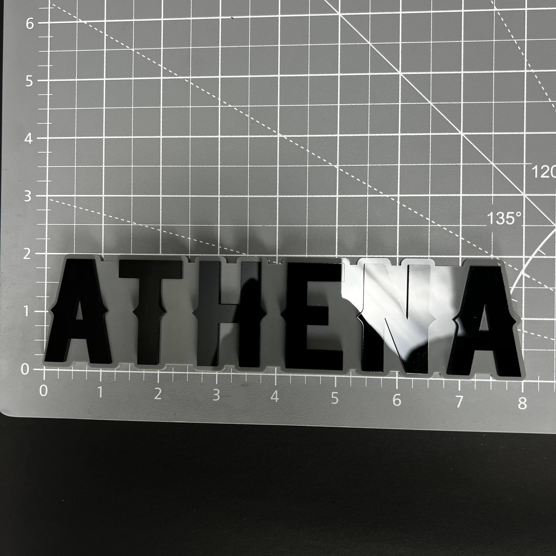 1PC ATHENA 3D Acrylic Badge - Car Truck Emblem Fender Tailgate Trunk Sticker