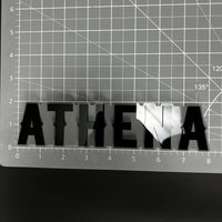 1PC ATHENA 3D Acrylic Badge - Car Truck Emblem Fender Tailgate Trunk Sticker