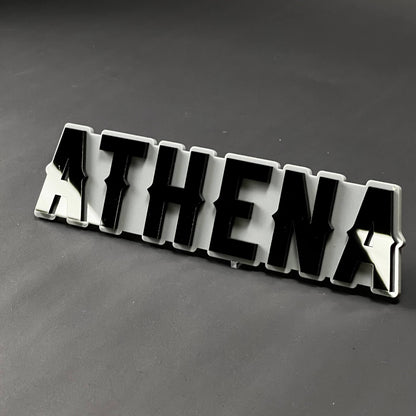 1PC ATHENA 3D Acrylic Badge - Car Truck Emblem Fender Tailgate Trunk Sticker