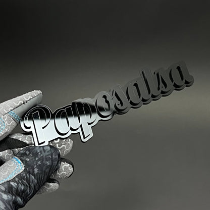 1PC Paposalsa 3D Acrylic Badge - Car Truck Emblem Fender Tailgate Trunk Sticker