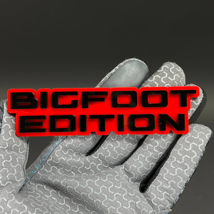 1PC BIGFOOT EDITION 3D Acrylic Badge - Car Truck Emblem Fender Sticker