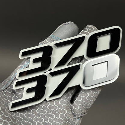 1PC 370 3D Acrylic Badge - Car Truck Emblem Fender Tailgate Trunk Sticker