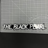 1PC THE BLACK PEARL 3D Acrylic Badge - Car Truck Emblem Fender Sticker