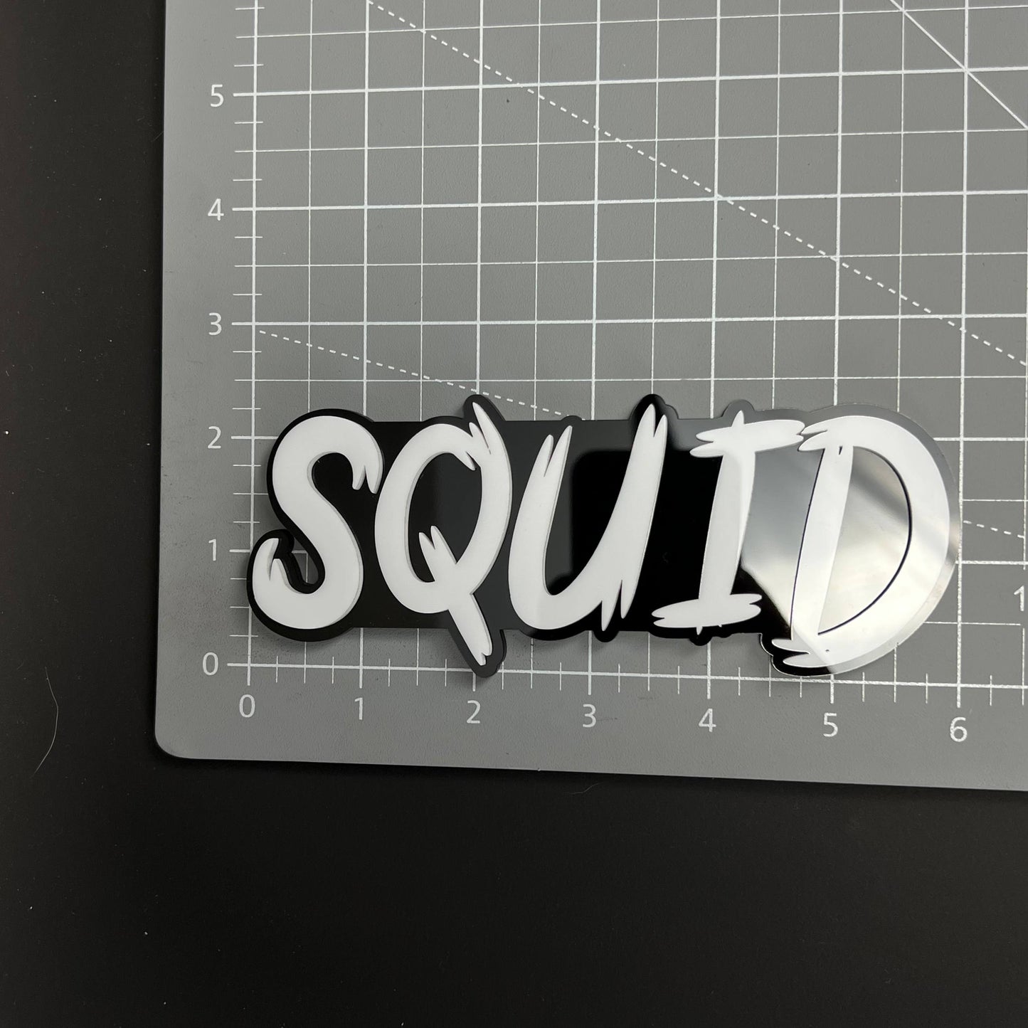 1PC SQUID 3D Acrylic Badge - Car Truck Emblem Fender Tailgate Trunk Sticker