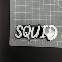 1PC SQUID 3D Acrylic Badge - Car Truck Emblem Fender Tailgate Trunk Sticker