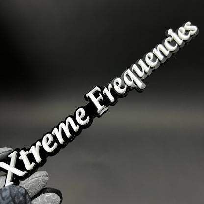 1PC Xtreme Frequencies 3D Acrylic Badge - Car Truck Emblem Fender Sticker
