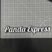 1PC Panda Express 3D Acrylic Badge - Car Truck Emblem Fender Sticker
