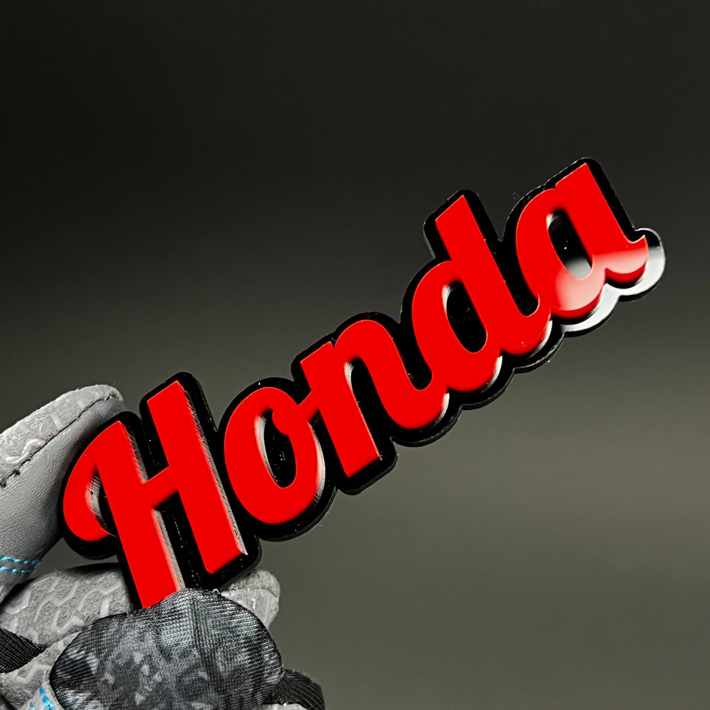 1PC Honda 3D Acrylic Badge - Car Truck Emblem Fender Tailgate Trunk Sticker