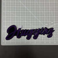 1PC Huggins 3D Acrylic Badge - Car Truck Emblem Fender Tailgate Trunk Sticker