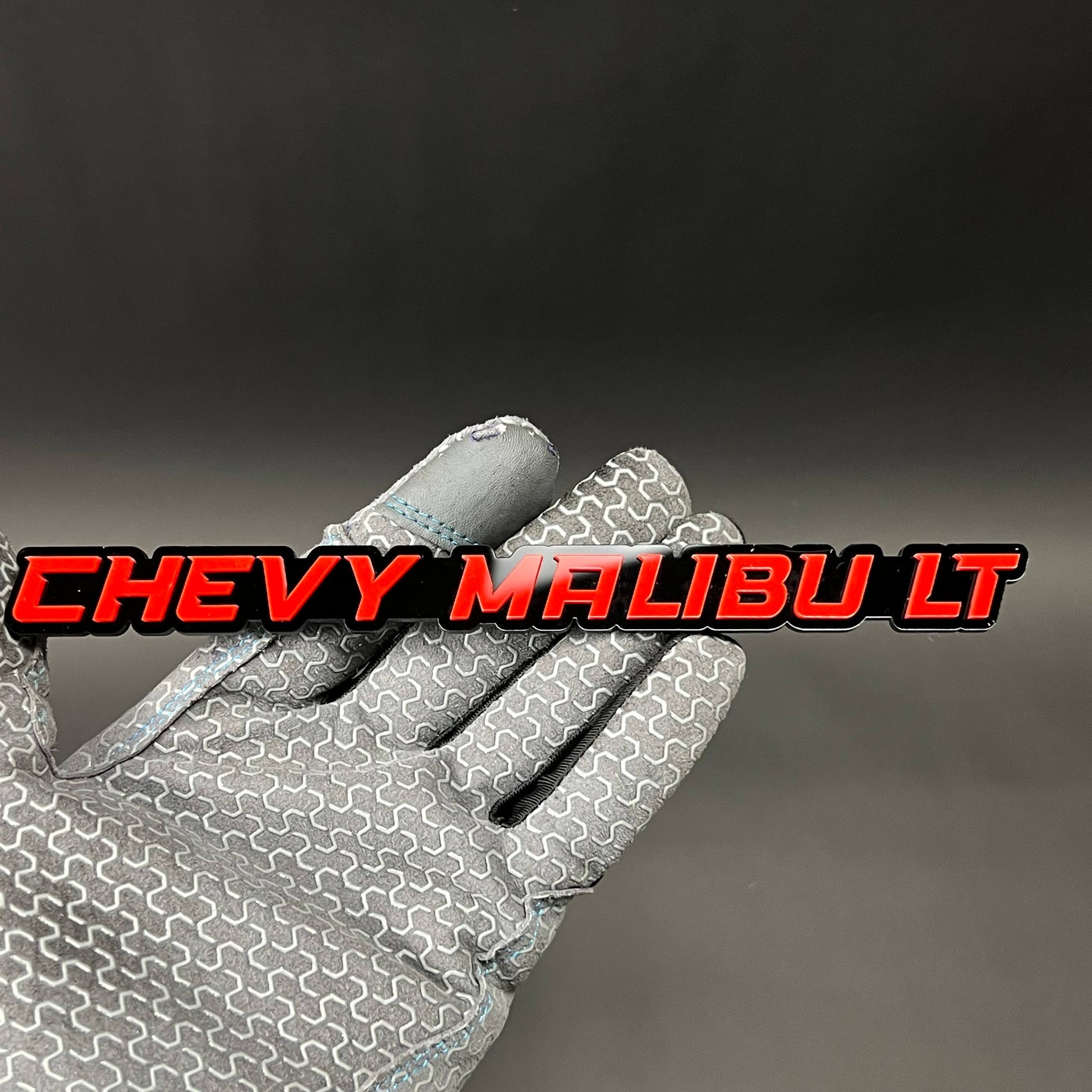 1PC CHEVY MALIBU LT 3D Acrylic Badge - Car Truck Emblem Fender Sticker
