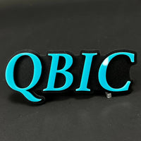 1PC QBIC 3D Acrylic Badge - Car Truck Emblem Fender Tailgate Trunk Sticker