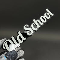 1PC Old School 3D Acrylic Badge - Car Truck Emblem Fender Tailgate Trunk Sticker