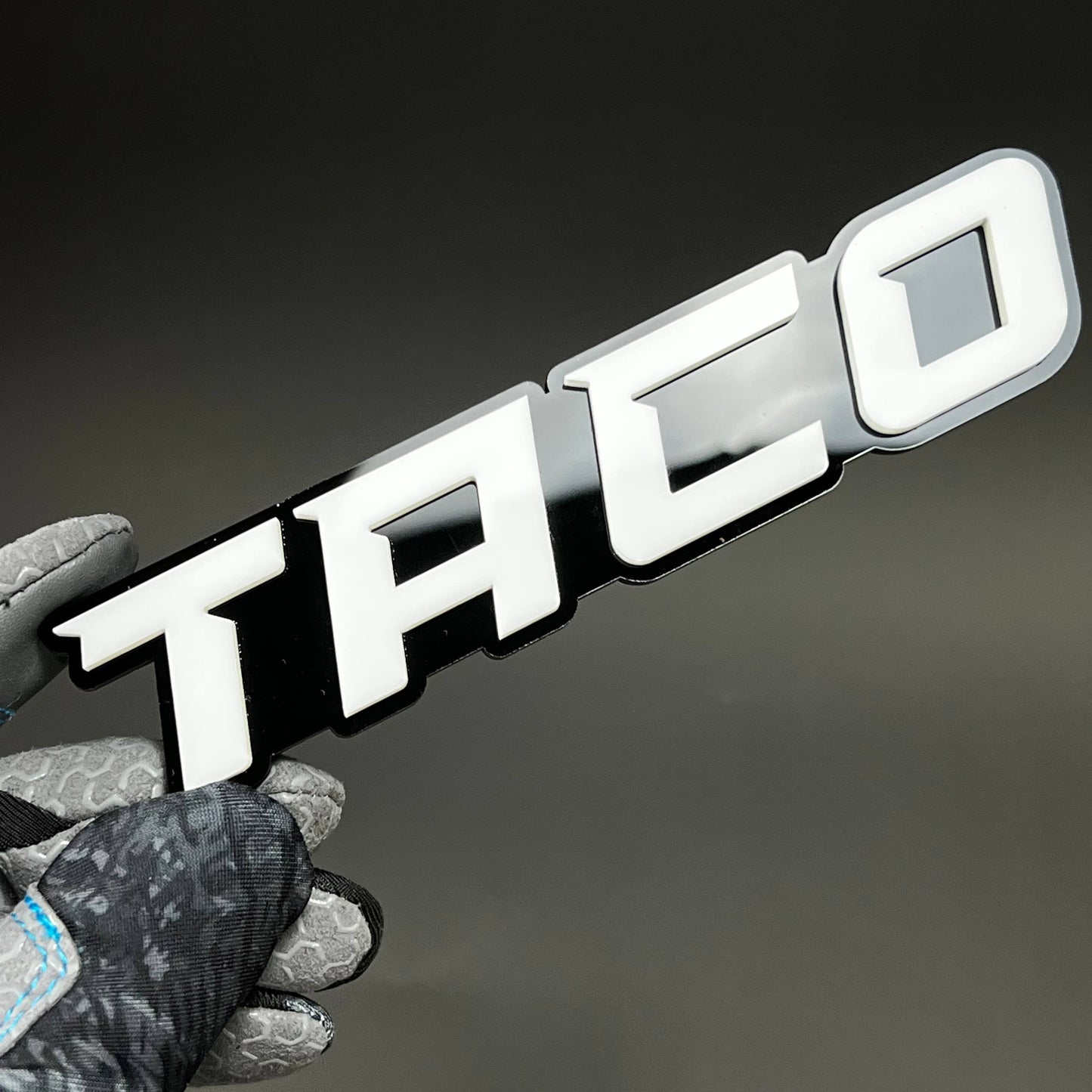 1PC TACO 3D Acrylic Badge - Car Truck Emblem Fender Tailgate Trunk Sticker