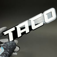 1PC TACO 3D Acrylic Badge - Car Truck Emblem Fender Tailgate Trunk Sticker