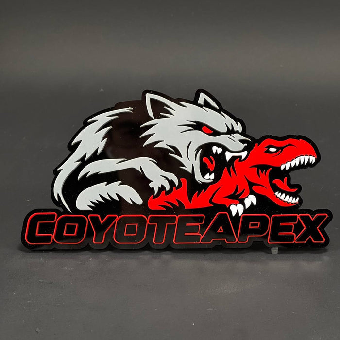 1PC COYOTEAPEX 3D Acrylic Badge - Car Truck Emblem Fender Tailgate Trunk Sticker