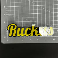 1PC Ruckus 3D Acrylic Badge - Car Truck Emblem Fender Tailgate Trunk Sticker