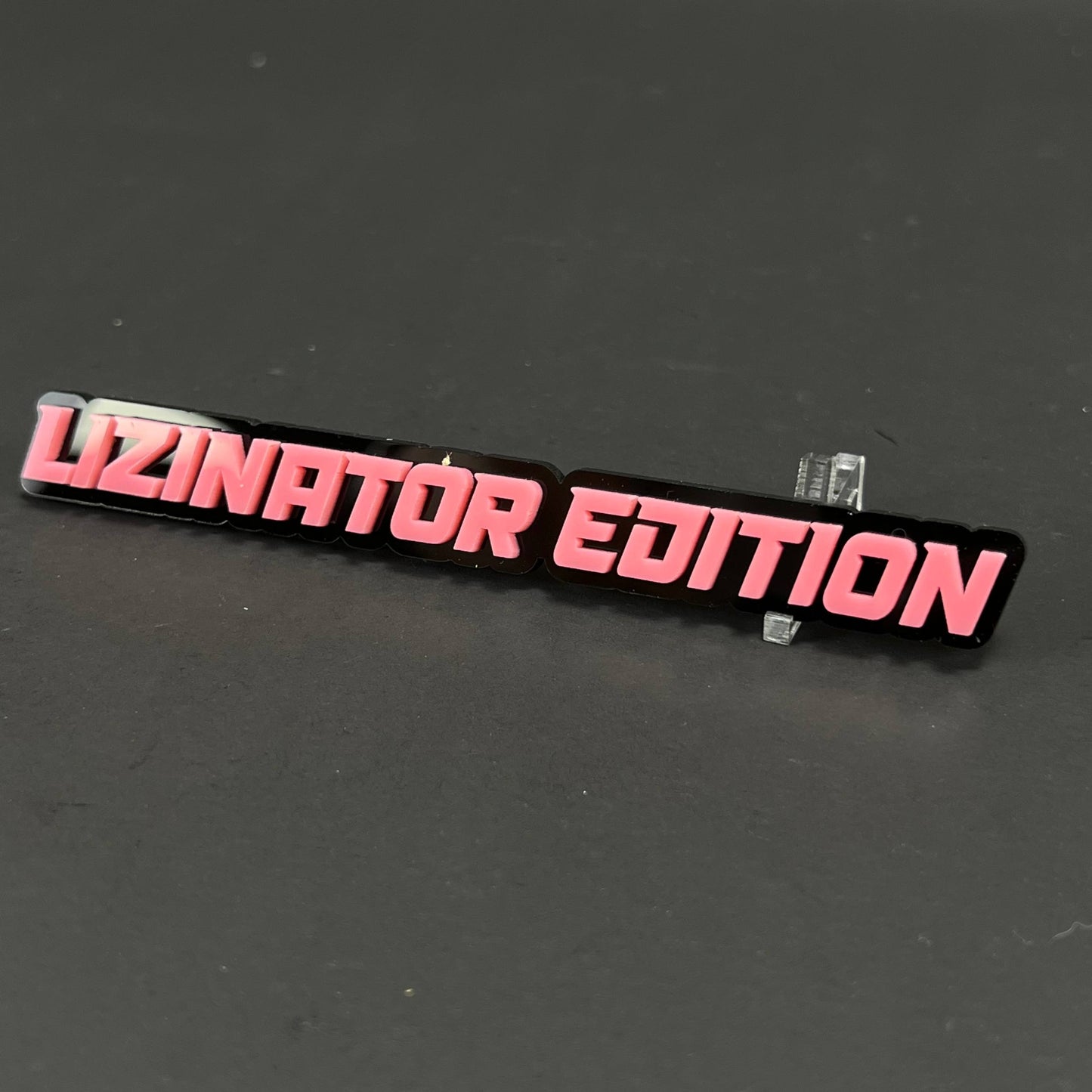 1PC LIZINATOR EDITION 3D Acrylic Badge - Car Truck Emblem Fender Sticker