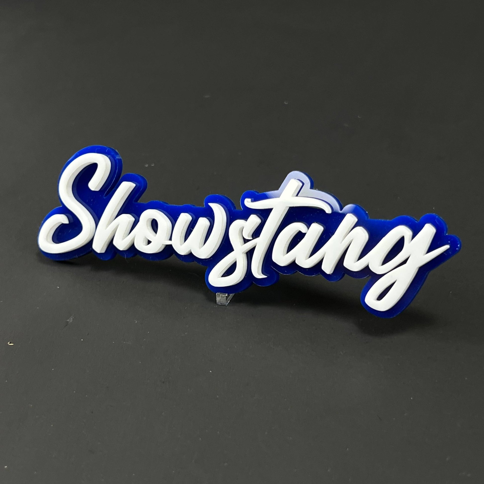 1PC Showstang 3D Acrylic Badge - Car Truck Emblem Fender Tailgate Trunk Sticker