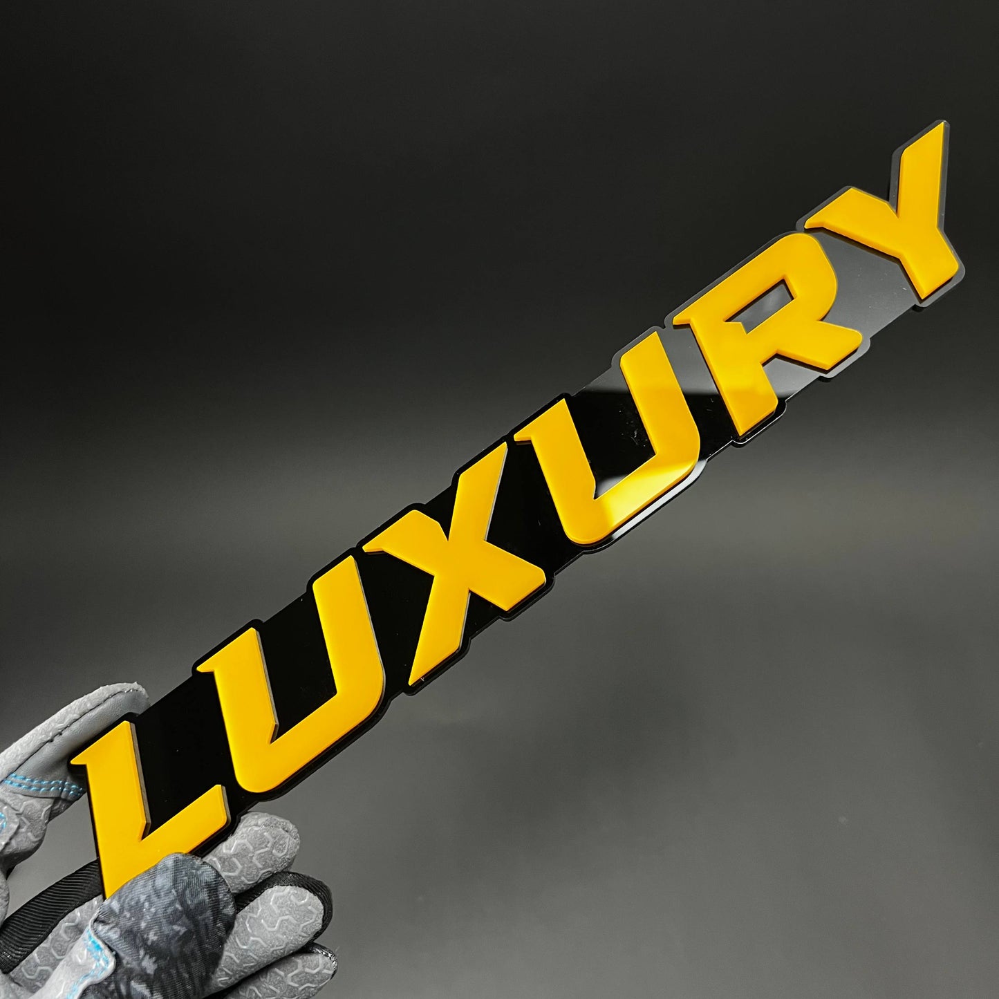 1PC LUXURY 3D Acrylic Badge - Car Truck Emblem Fender Tailgate Trunk Sticker