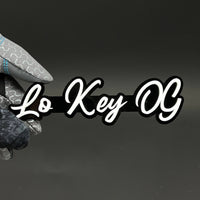 1PC Lo Key OG 3D Acrylic Badge - Car Truck Emblem Fender Tailgate Trunk Sticker
