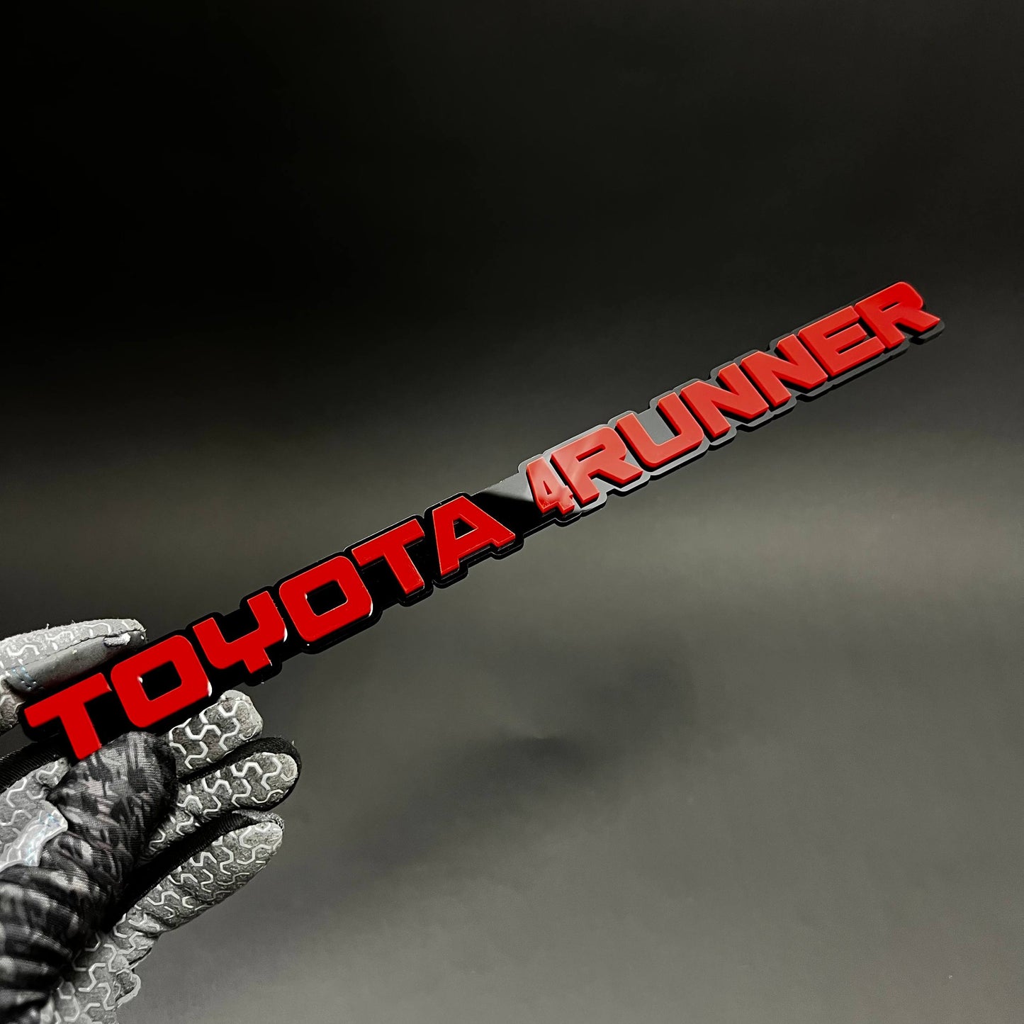 1PC TOYOTA 4RUNNER 3D Acrylic Badge - Car Truck Emblem Fender Sticker