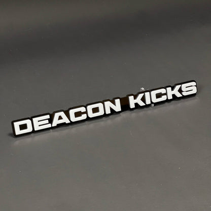 1PC DEACON KICKS 3D Acrylic Badge - Car Truck Emblem Fender Sticker
