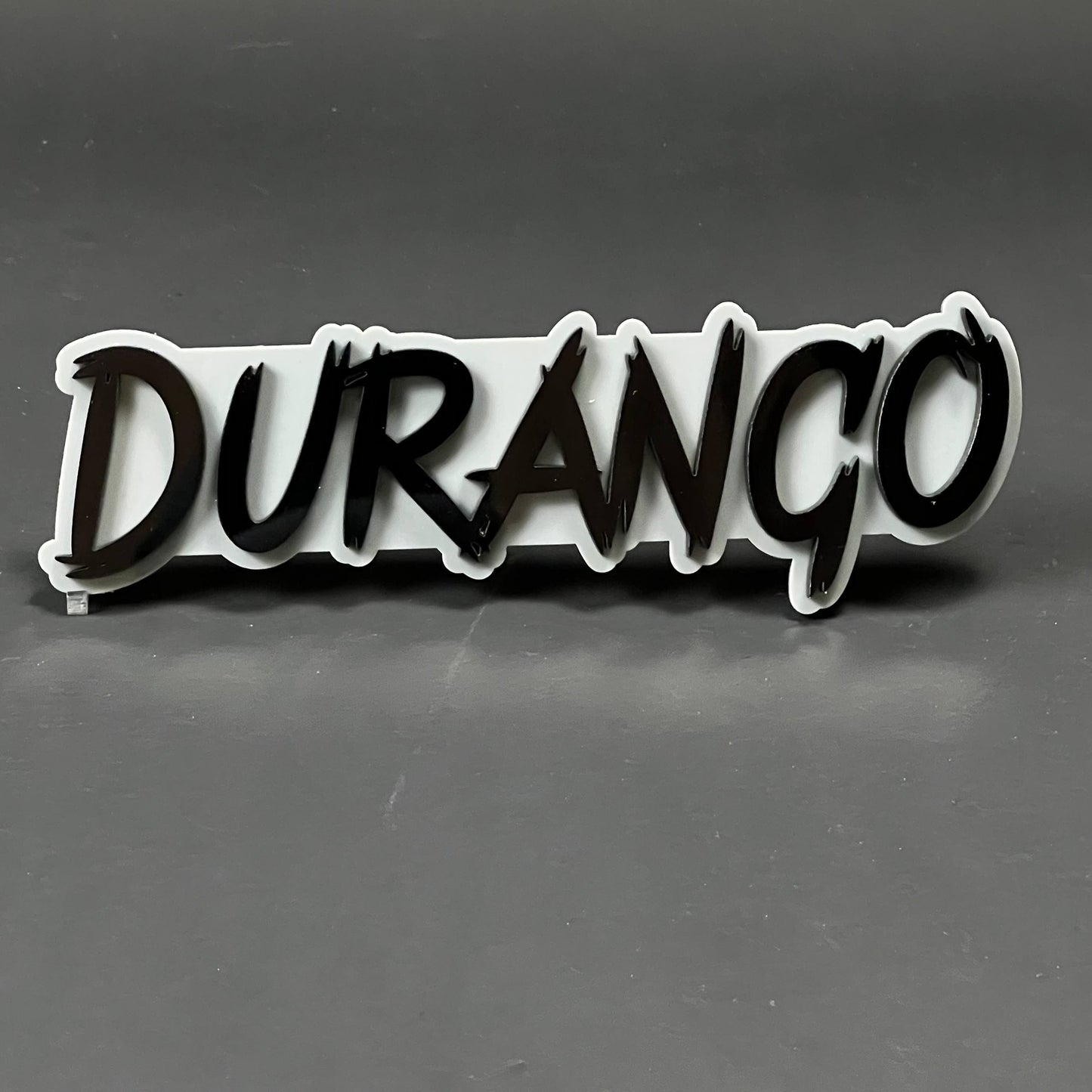 1PC DURANGO 3D Acrylic Badge - Car Truck Emblem Fender Tailgate Trunk Sticker