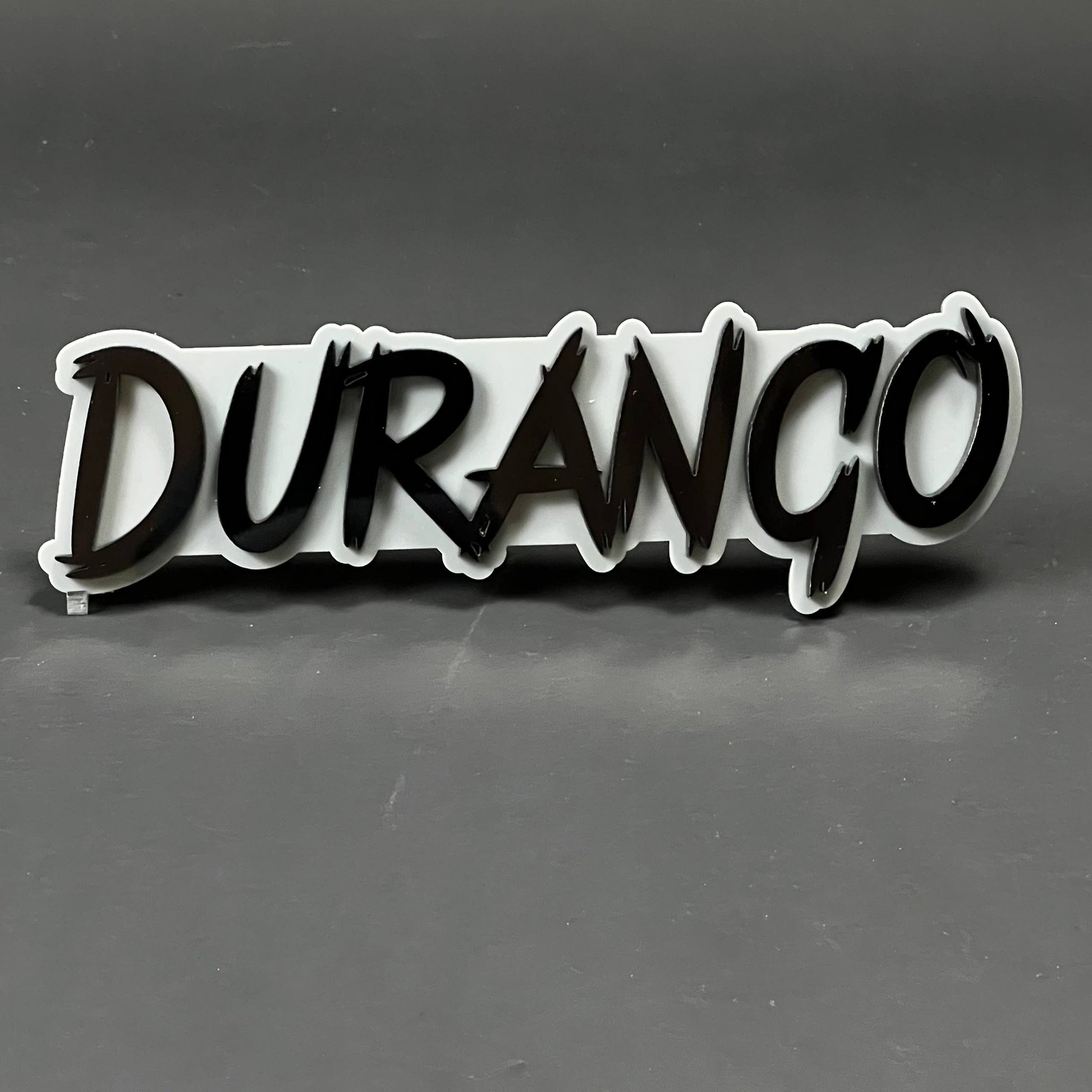 1PC DURANGO 3D Acrylic Badge - Car Truck Emblem Fender Tailgate Trunk Sticker
