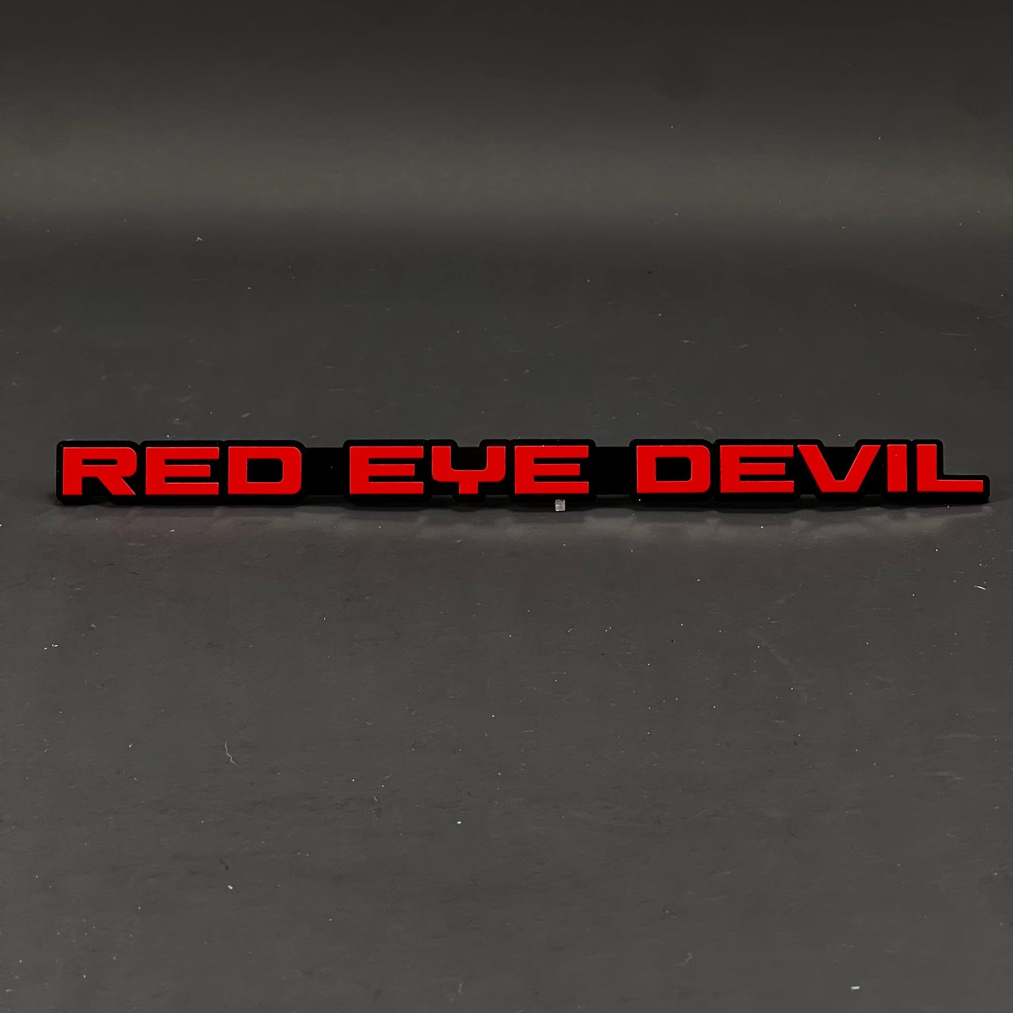 1PC RED EYE DEVIL 3D Acrylic Badge - Car Truck Emblem Fender Sticker