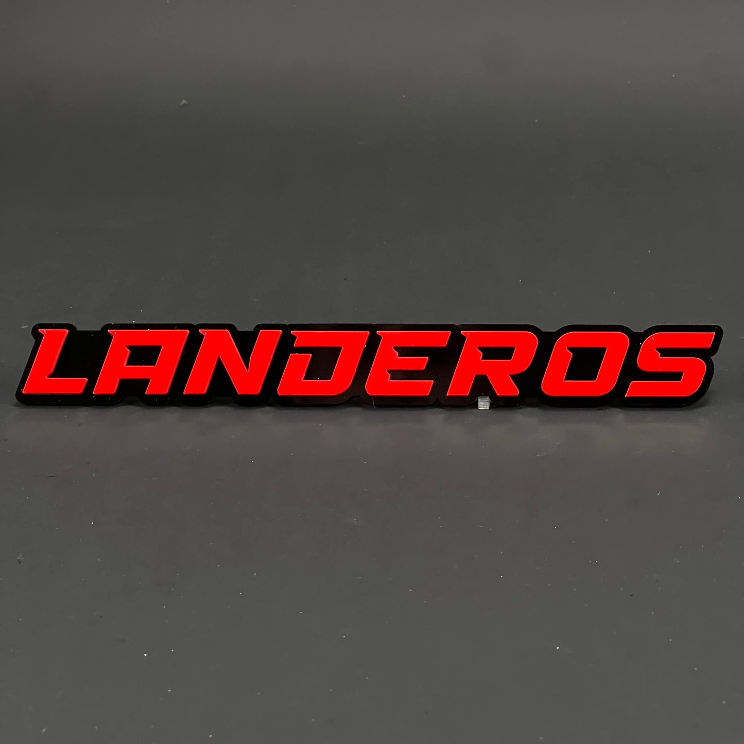 1PC LANDEROS 3D Acrylic Badge - Car Truck Emblem Fender Tailgate Trunk Sticker