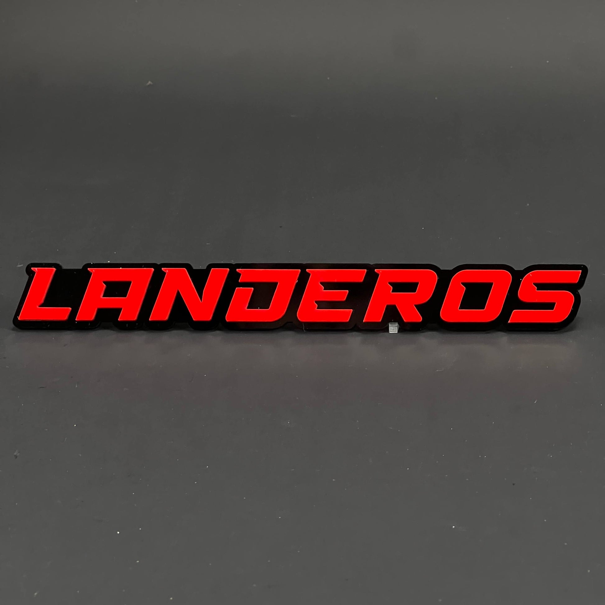 1PC LANDEROS 3D Acrylic Badge - Car Truck Emblem Fender Tailgate Trunk Sticker