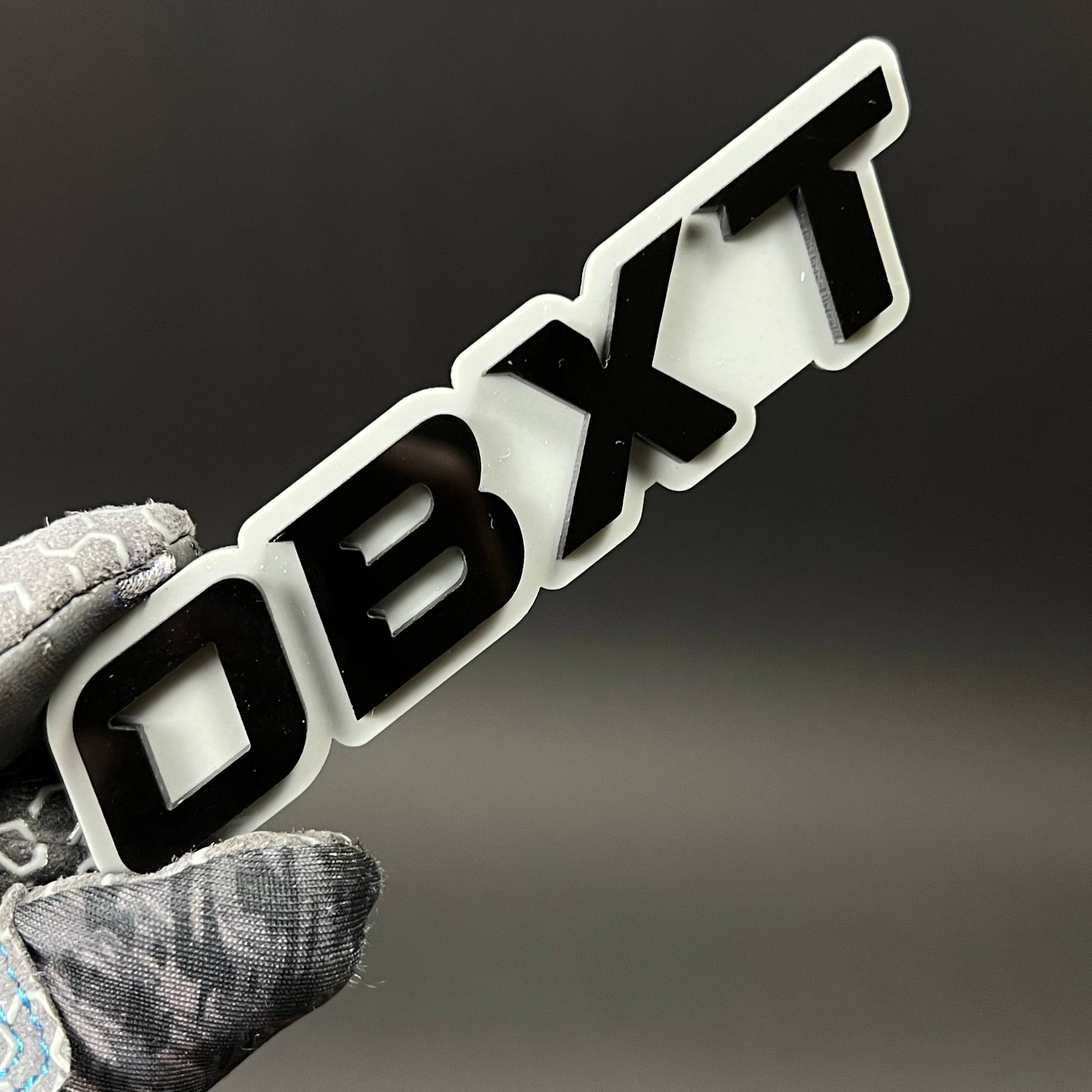 1PC OBXT 3D Acrylic Badge - Car Truck Emblem Fender Tailgate Trunk Sticker