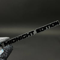1PC MIDNIGHT EDITION 3D Acrylic Badge - Car Truck Emblem Fender Sticker
