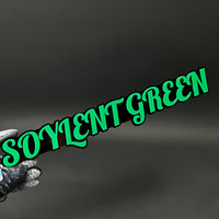 1PC SOYLENT GREEN 3D Acrylic Badge - Car Truck Emblem Fender Sticker