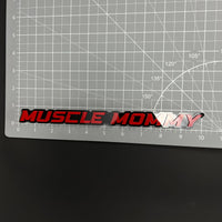 1PC MUSCLE MOMMY 3D Acrylic Badge - Car Truck Emblem Fender Sticker