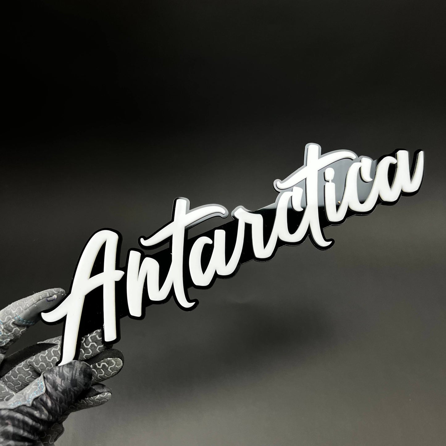 1PC Antarctica 3D Acrylic Badge - Car Truck Emblem Fender Tailgate Trunk Sticker