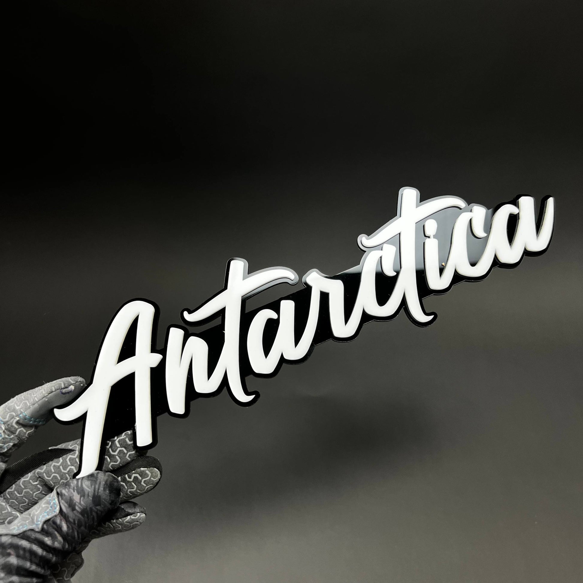 1PC Antarctica 3D Acrylic Badge - Car Truck Emblem Fender Tailgate Trunk Sticker