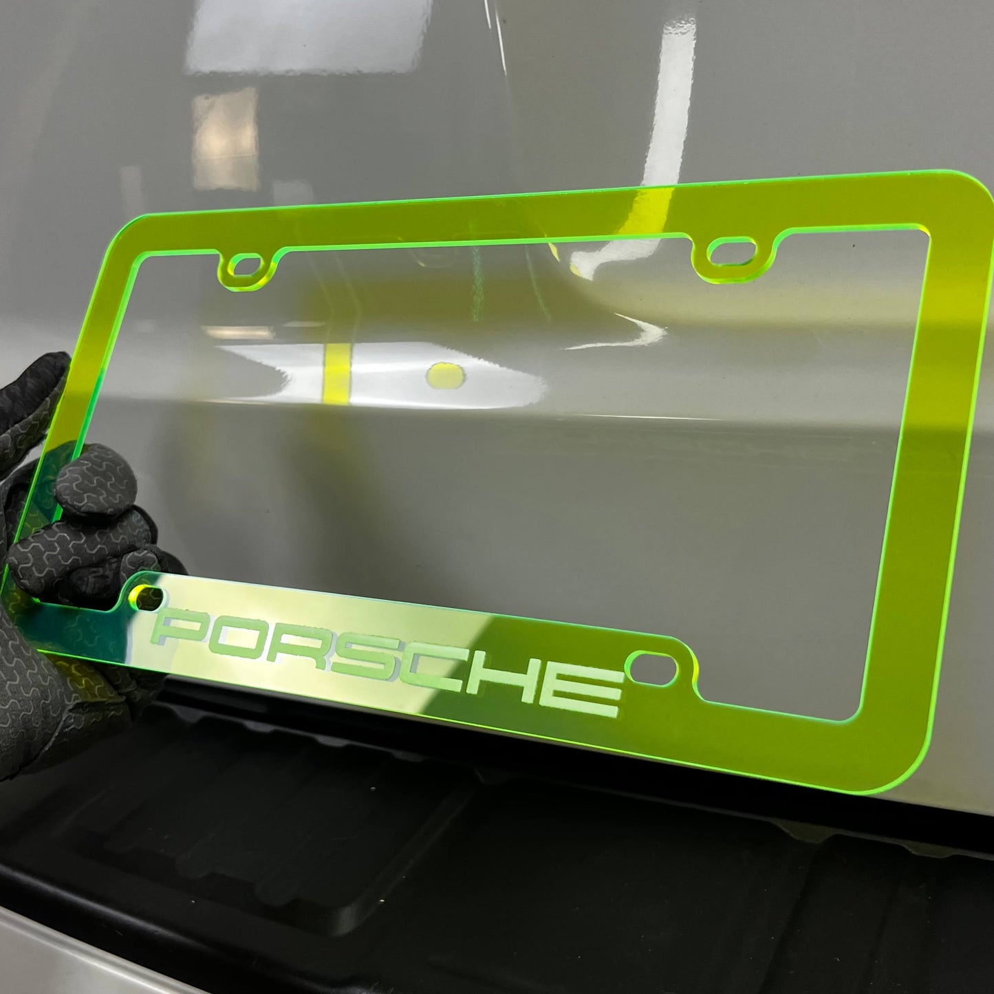 1PC PORSCHE 3D Acrylic Badge - Car Truck Emblem Fender Tailgate Trunk Sticker