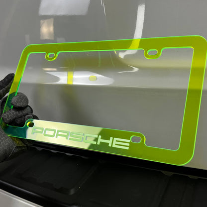1PC PORSCHE 3D Acrylic Badge - Car Truck Emblem Fender Tailgate Trunk Sticker