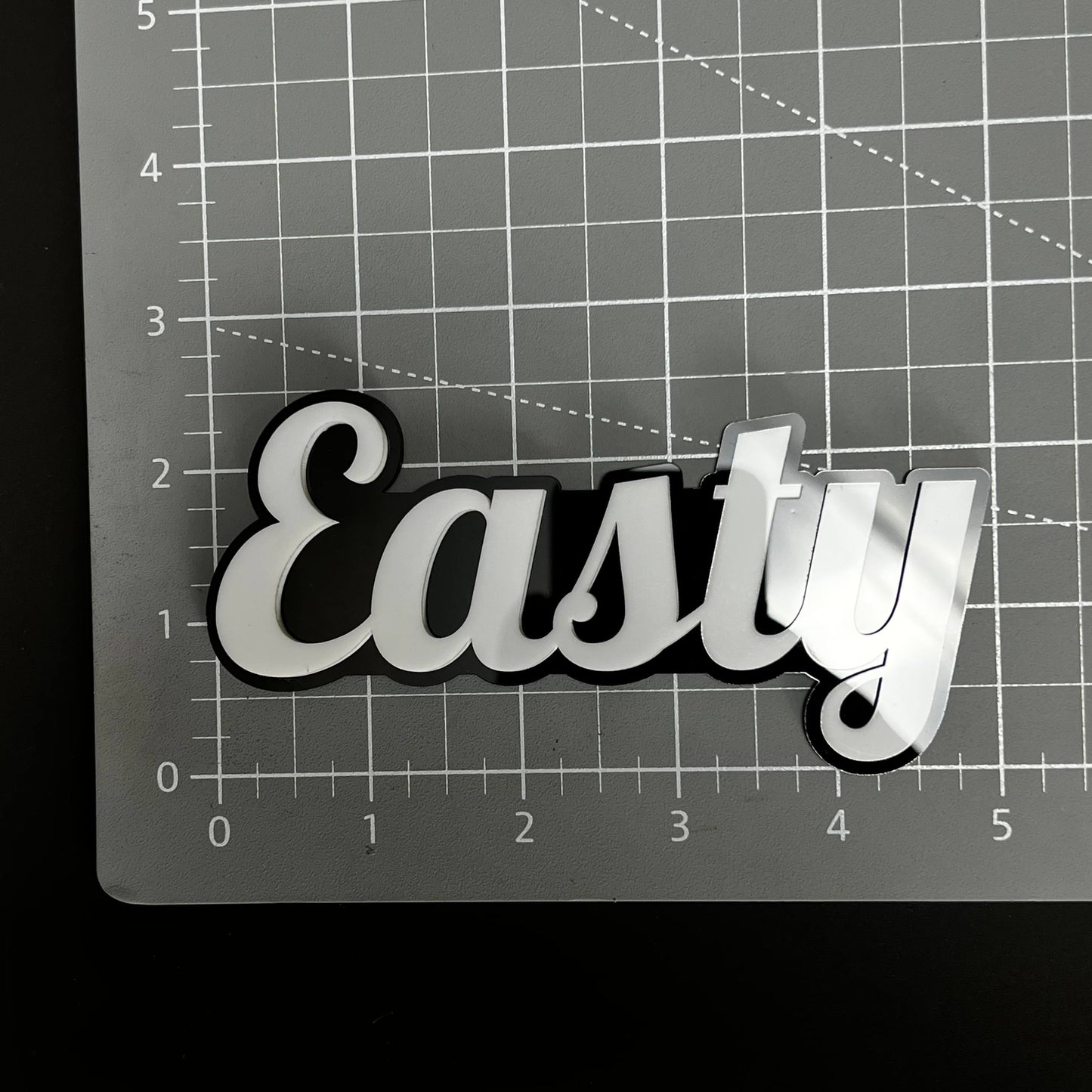 1PC Easty 3D Acrylic Badge - Car Truck Emblem Fender Tailgate Trunk Sticker