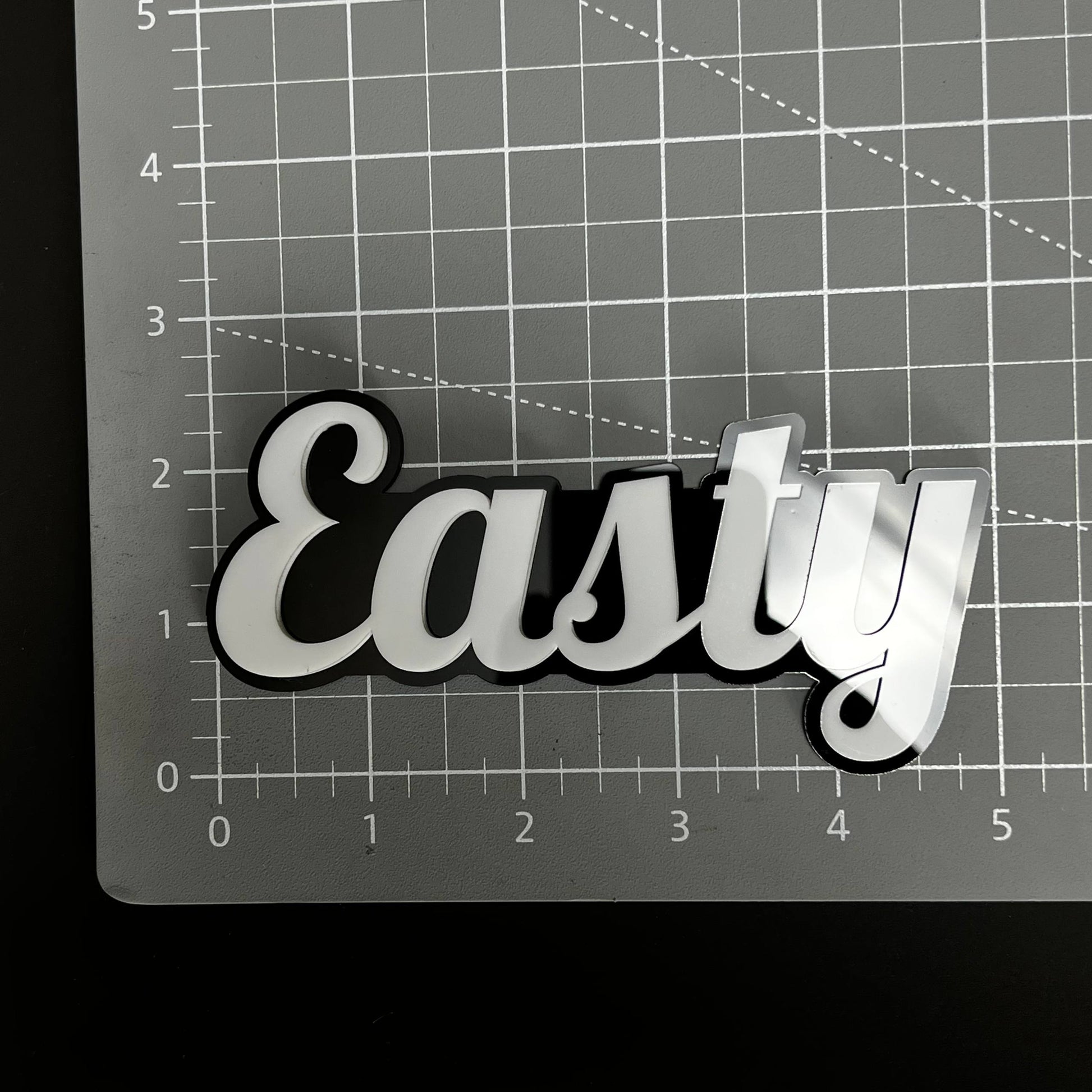 1PC Easty 3D Acrylic Badge - Car Truck Emblem Fender Tailgate Trunk Sticker