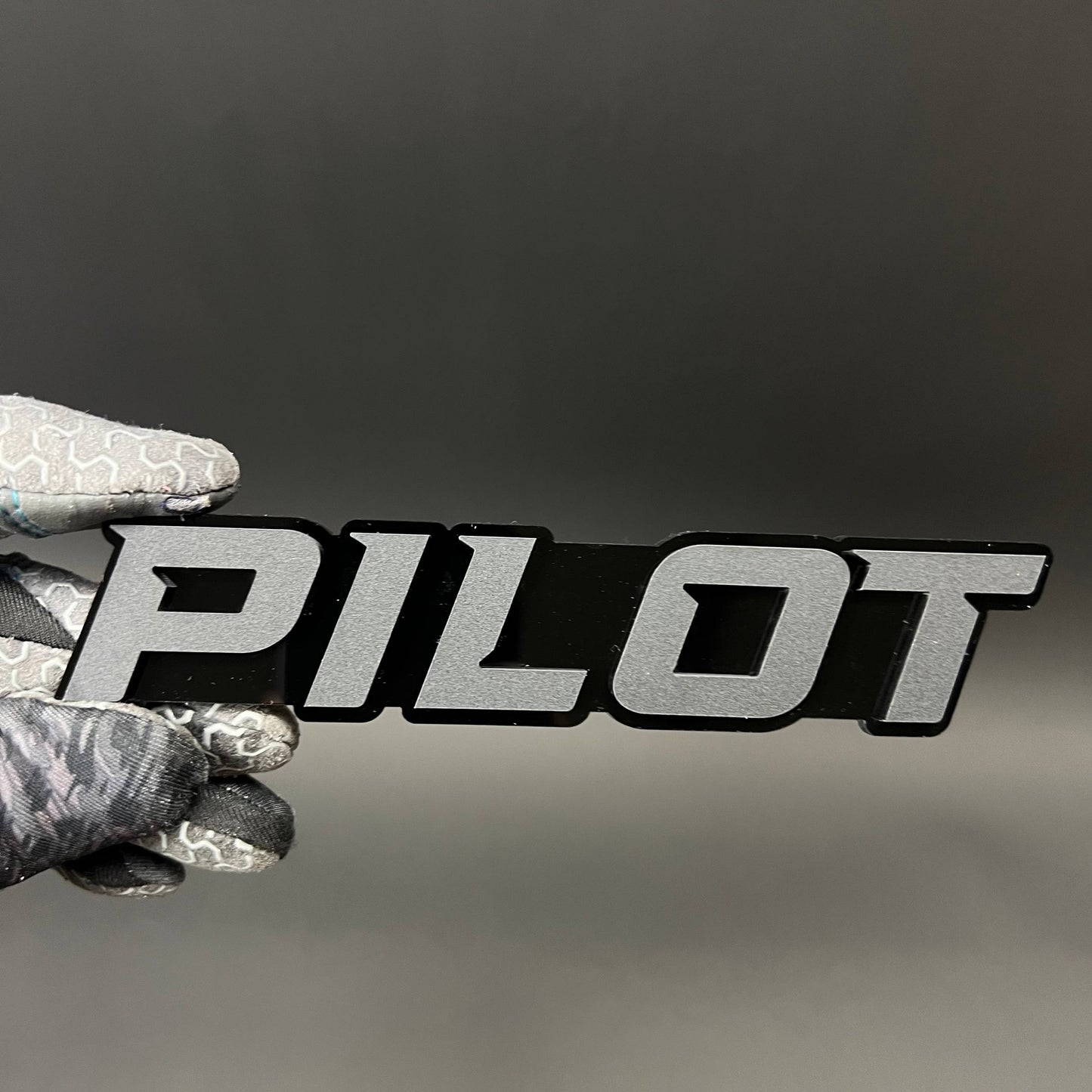 1PC PILOT 3D Acrylic Badge - Car Truck Emblem Fender Tailgate Trunk Sticker