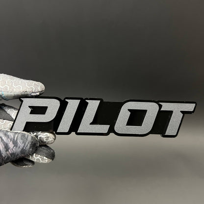 1PC PILOT 3D Acrylic Badge - Car Truck Emblem Fender Tailgate Trunk Sticker