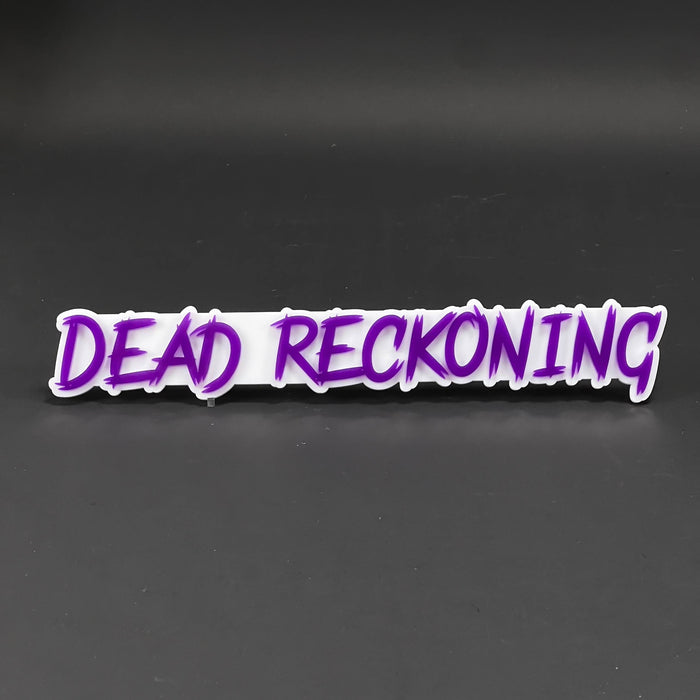 1PC DEAD RECKONING 3D Acrylic Badge - Car Truck Emblem Fender Sticker