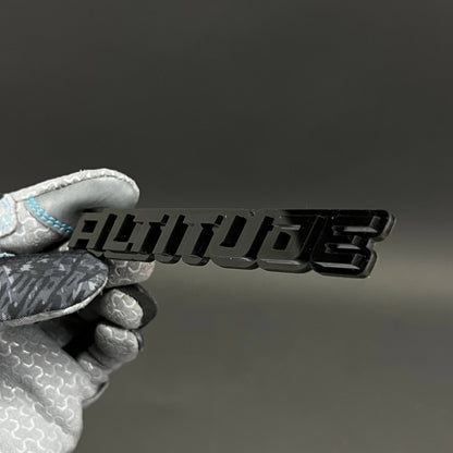 1PC ALTITUDE 3D Acrylic Badge - Car Truck Emblem Fender Tailgate Trunk Sticker