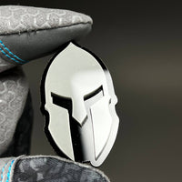 1PC Spartan Helmet 3D Acrylic Badge - Car Truck Emblem Fender Sticker