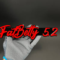1PC FatBetty 52 3D Acrylic Badge - Car Truck Emblem Fender Sticker