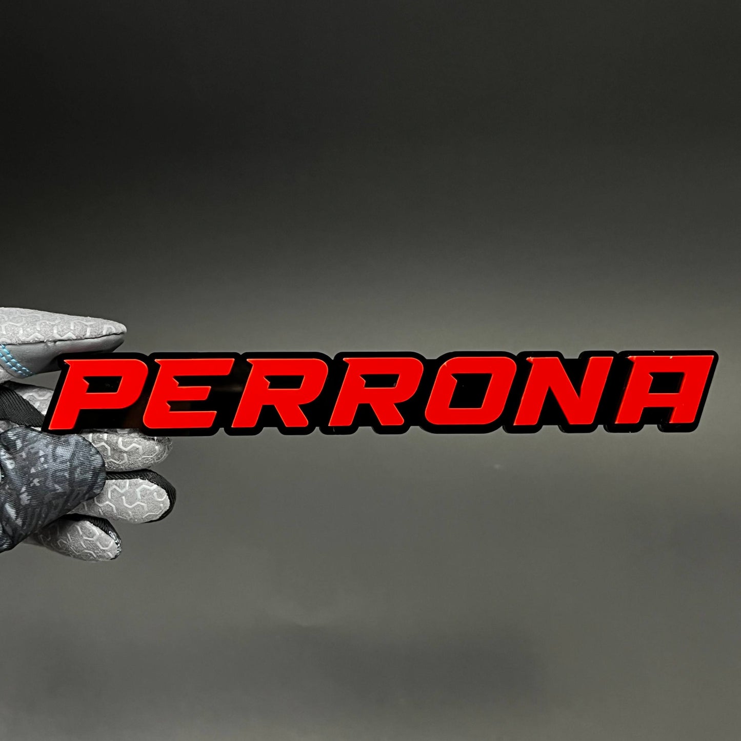 1PC PERRONA 3D Acrylic Badge - Car Truck Emblem Fender Tailgate Trunk Sticker